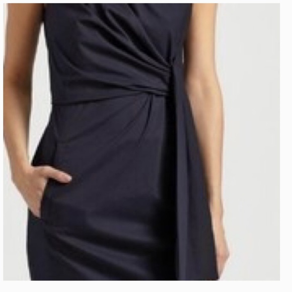 Black Diane Von Furstenberg Amara Shift Dress - Picture 2 of 5